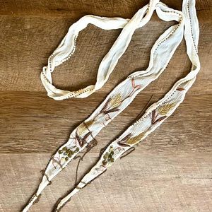 Chan Luu Fringe Skinny Scarf